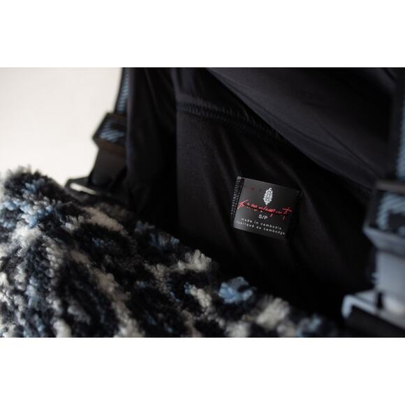 Free People Hit The Slopes Salopette Fleece Jumpsuit Small - Picture 5 of 5